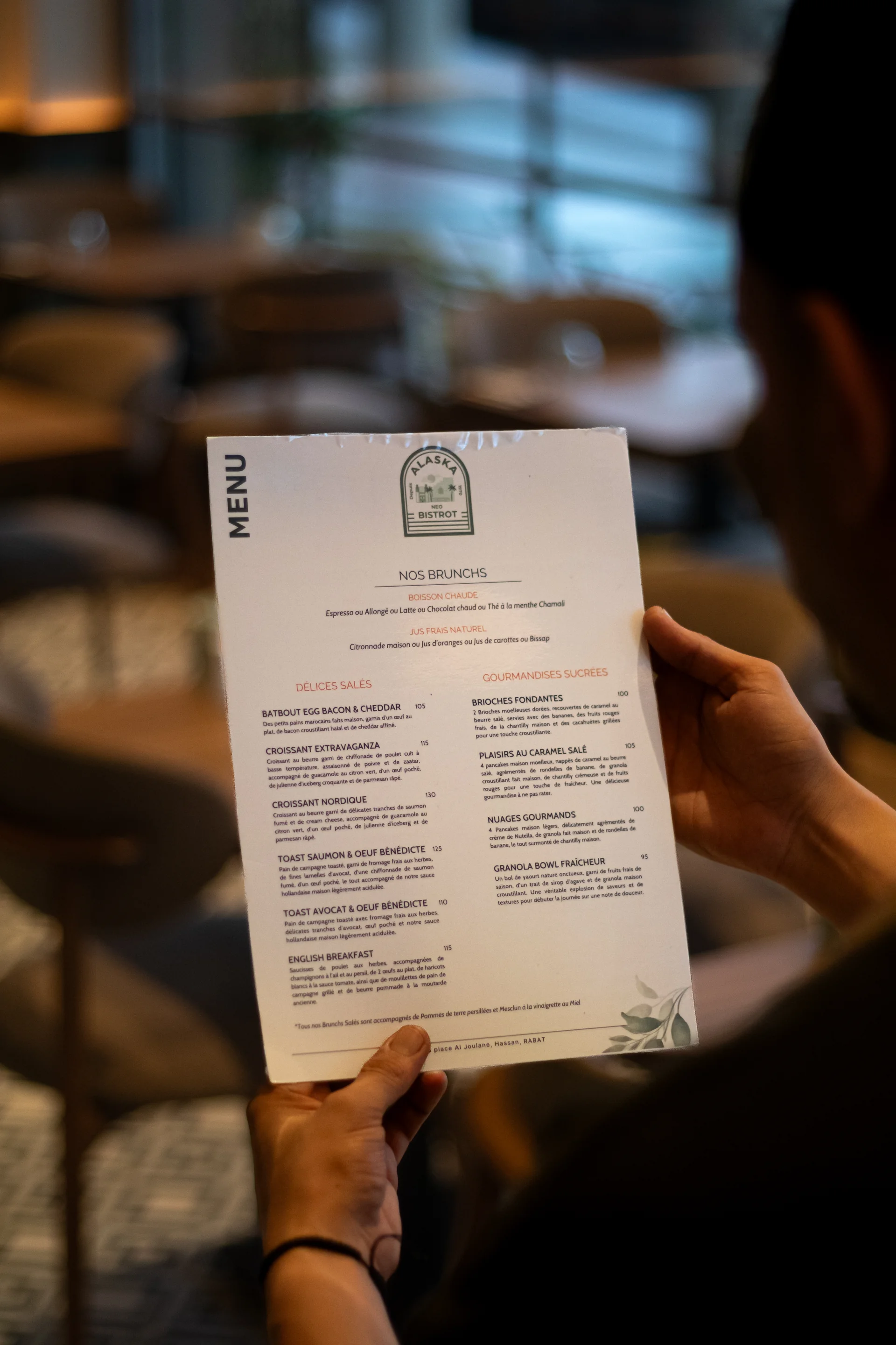 Menu Brunch Alaska